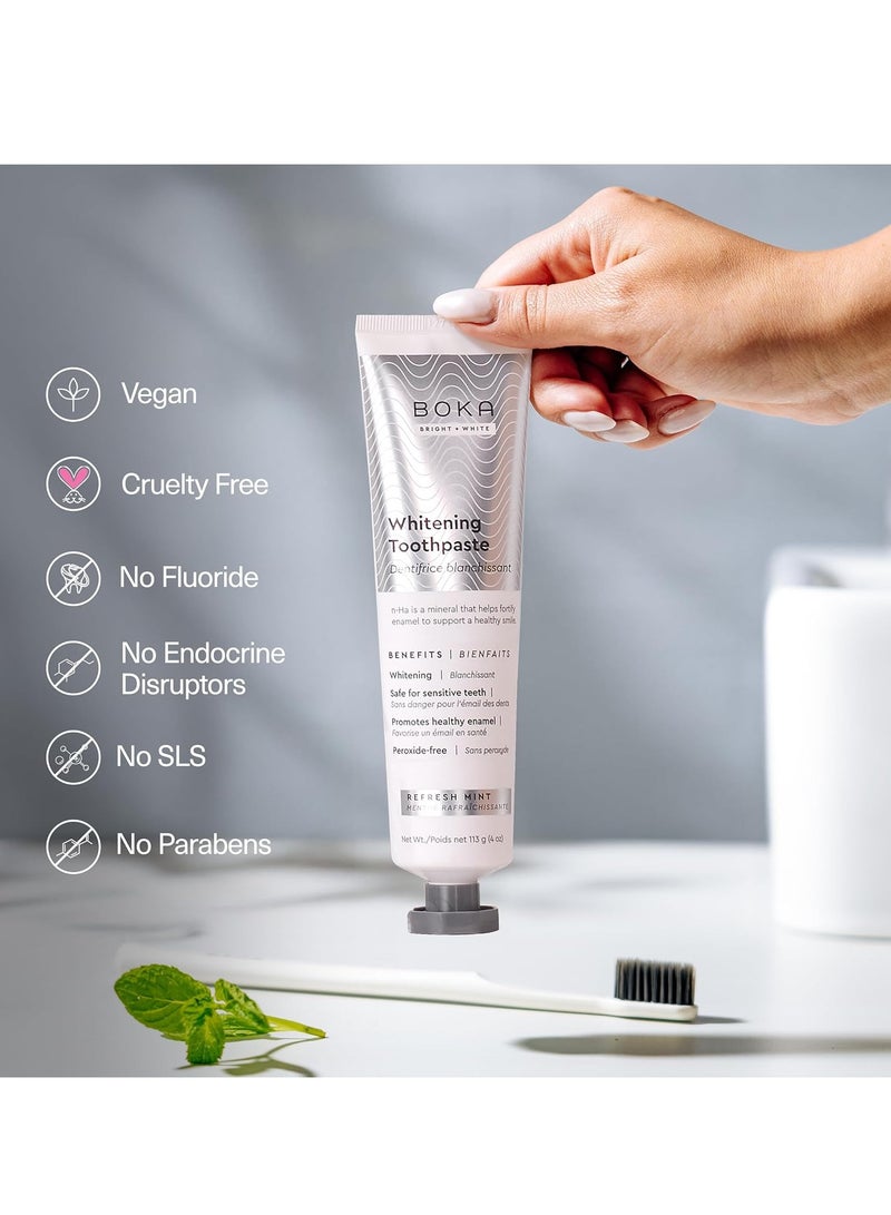 BOKA Fluoride Free Toothpaste - Nano Hydroxyapatite Mint Flavor, 113g - Image 4