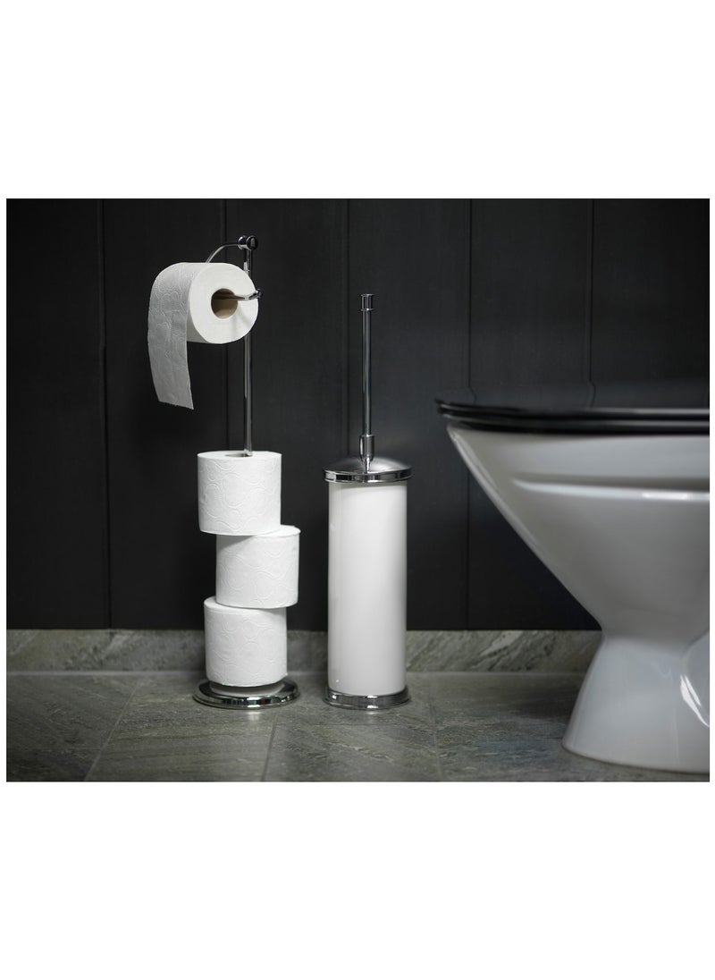 Generic - Chrome-Plated Toilet Roll Holder Stylish and Durable Bathroom Accessory - Image 1