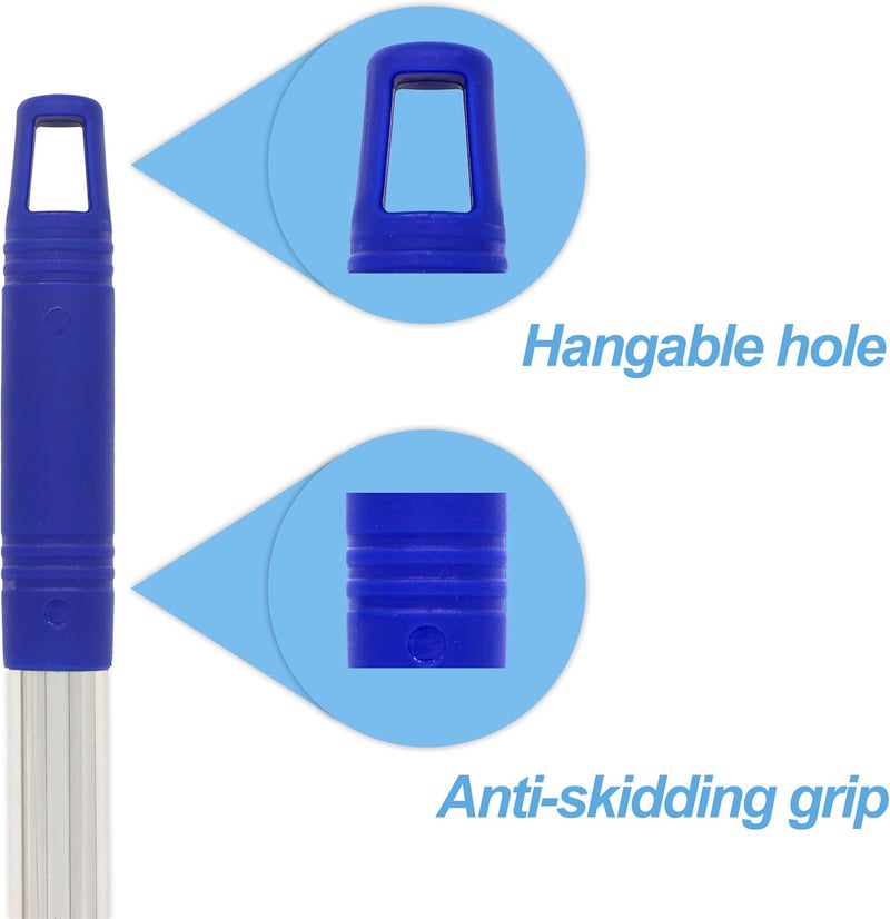 EaseYourDay 4-Section 1.3 ft. to 5.2 ft. Stainless Steel Pole Mop Replacement Handle Standard American Threading Compatible with All Cleaning Head with 3/4 Inch American Threading System - Image 5