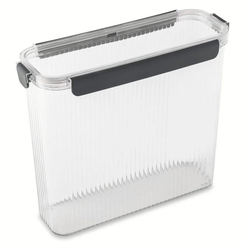 Ribbed Food Storage Container Set 3 Piece Airtight Kitchen Organizers 7 3 Cup 20 5 Cup 21 3 Cup - Image 4