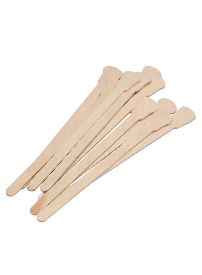 Fodattm 100PCS Wood Wax Applicator Sticks Spatulas for Eyebrow Nose Hair Removal Ice Cream and Mask Sticks Applicator - Image 5