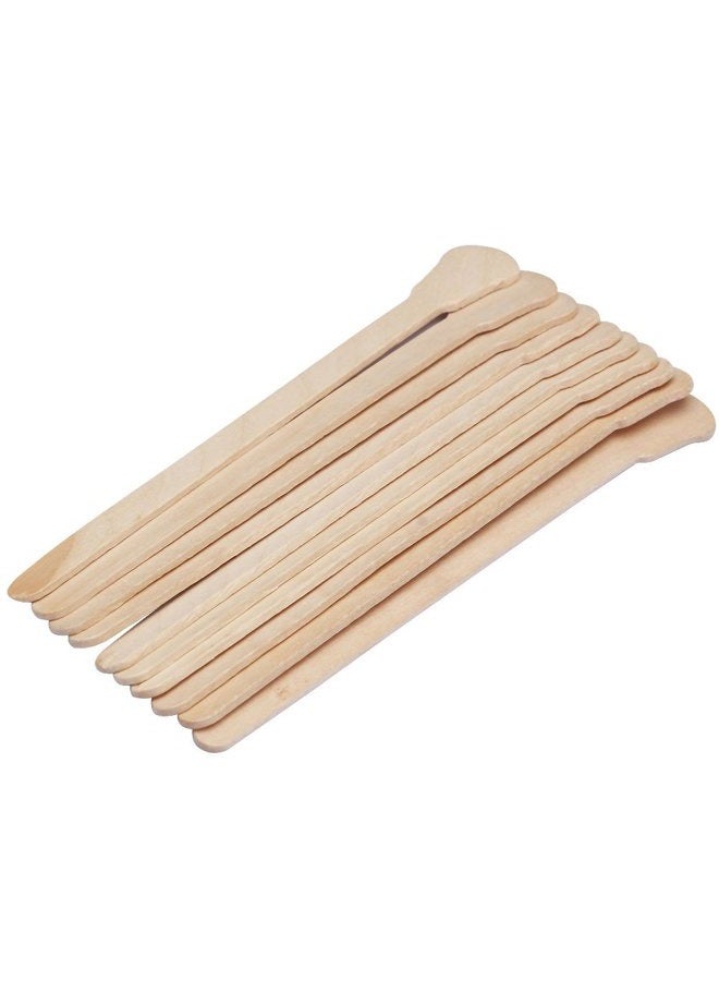 Fodattm 100PCS Wood Wax Applicator Sticks Spatulas for Eyebrow Nose Hair Removal Ice Cream and Mask Sticks Applicator - Image 3