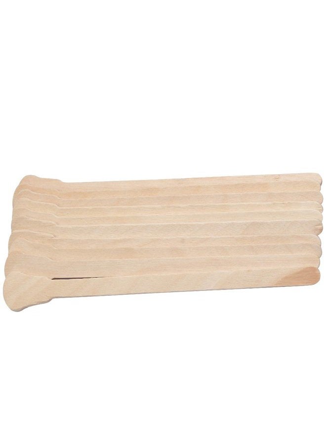 Fodattm 100PCS Wood Wax Applicator Sticks Spatulas for Eyebrow Nose Hair Removal Ice Cream and Mask Sticks Applicator - Image 4