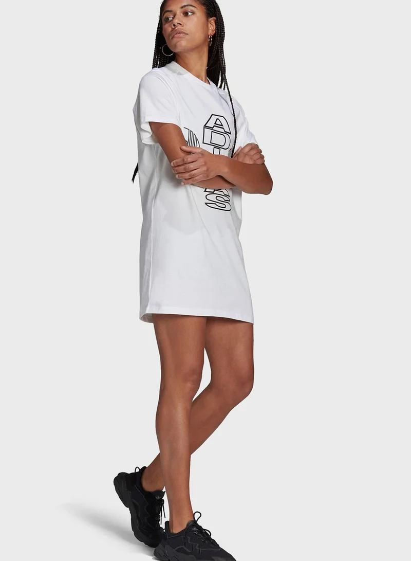 adidas Originals Trefoil T-Shirt Dress