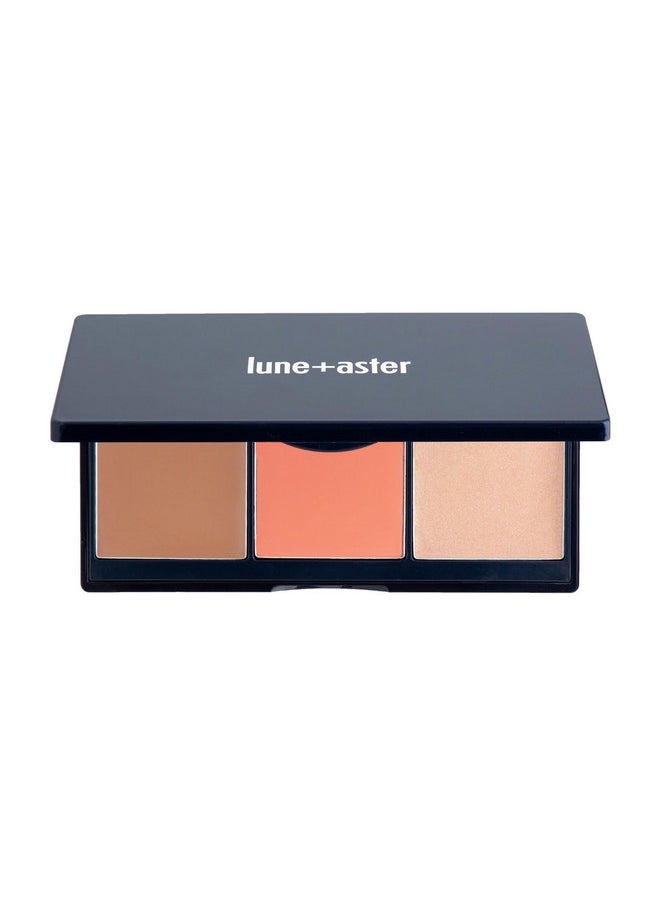 Lune+Aster Orion Creamy Cheek Trio Ultrablendable Cream Bronzer, Blush And Highlighter Trio  - Image 2