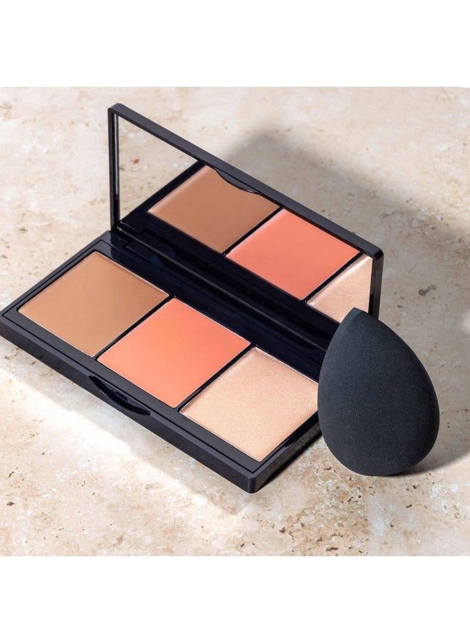 Lune+Aster Orion Creamy Cheek Trio Ultrablendable Cream Bronzer, Blush And Highlighter Trio  - Image 5