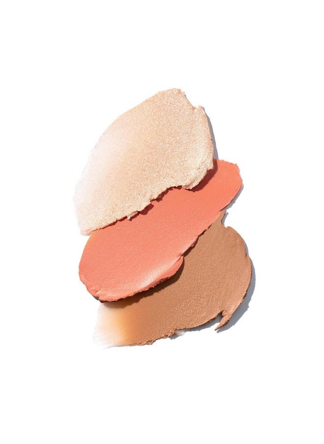 Lune+Aster Orion Creamy Cheek Trio Ultrablendable Cream Bronzer, Blush And Highlighter Trio  - Image 3