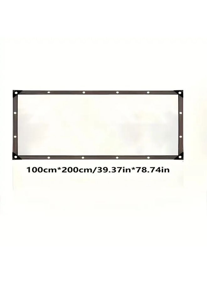 Heavy Duty 8mil Clear PVC Waterproof Tarp 9 9x13 Reinforced Edges Grommets UV Resistant - Image 5