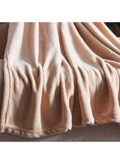 Home Box Ontario Solid Coral Fleece Throw 170x120 cm  - Image 2