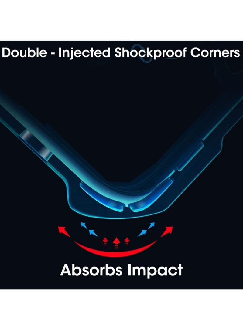 SanHu for Redmi 15C 4G/5G 171mm Case, Ultra Thin Lightweight, Soft TPU Bumper, Acrylic Clear Back Cover Redmi 15C 4G/5G 171mm, Black - Image 5