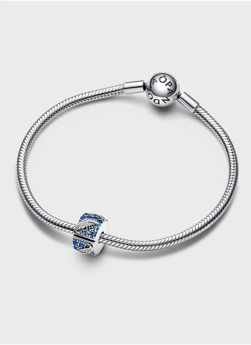 PANDORA Feather Sterling Charm