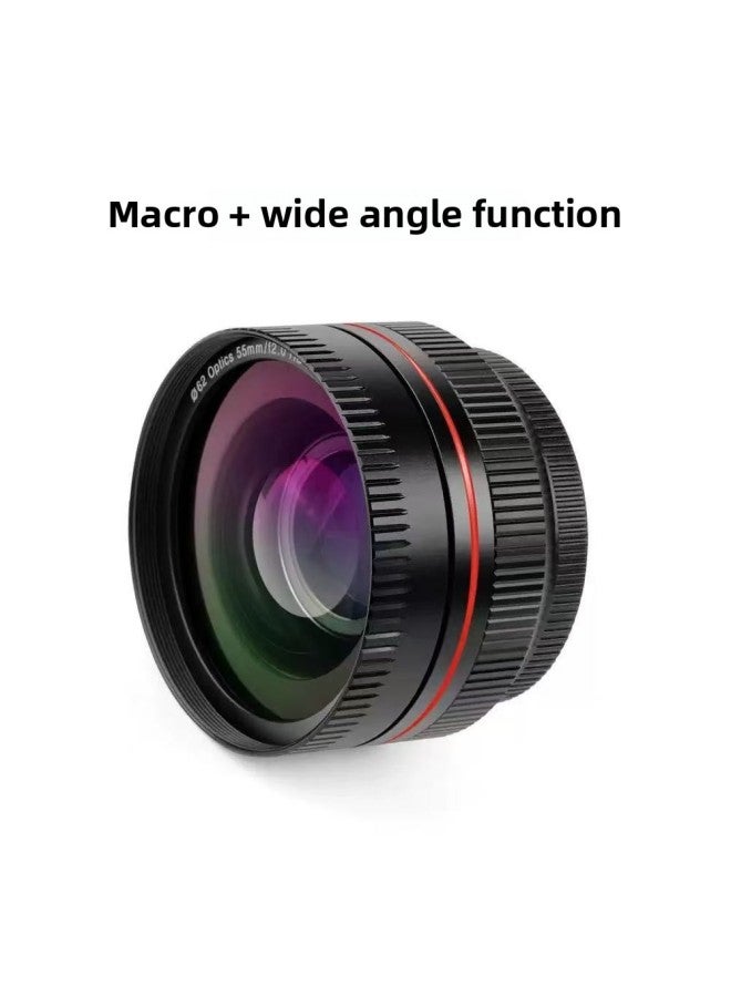 Generic 4K English Version 64 Million Pixel Camera Recording Camera Full High Definition With Flip High Definition Screen Camera-Color:optical Angle Lens  - Image 1