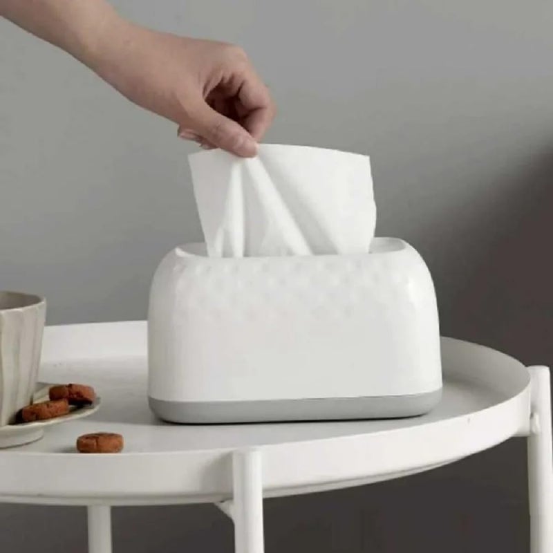 Naivete Facial Tissue Holder with Adhesive Sticker, Decorative Napkins, Tissue Dispenser Organizer Tissue Box for Car Hotel Decoration, (Pack of 1, Multi Colour) - Image 3