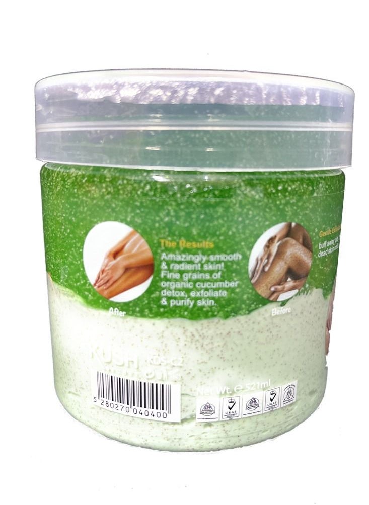 DHIIN DHIIN FACE & BODY CUCUMBER SCRUB 521ML  - Image 2