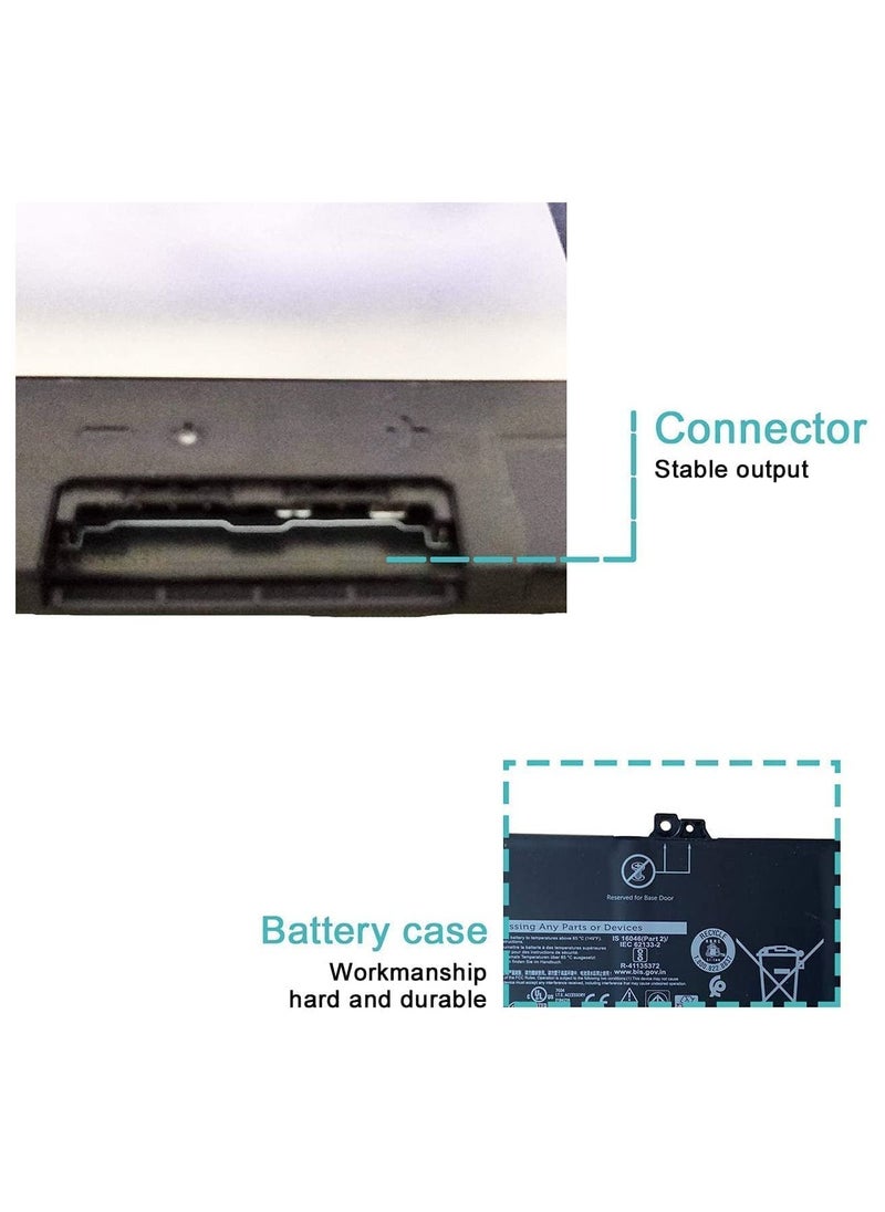 MXV9V Laptop Battery Replacement For Dell Latitude 5300 E5300 5310 E5310 7300 E7300 7400 E7400 Latitude 5300 5310 2-in-1 Series Notebook 5VC2M 05VC2M 829MX 0829MX 7.6V 60Wh 7500mAh