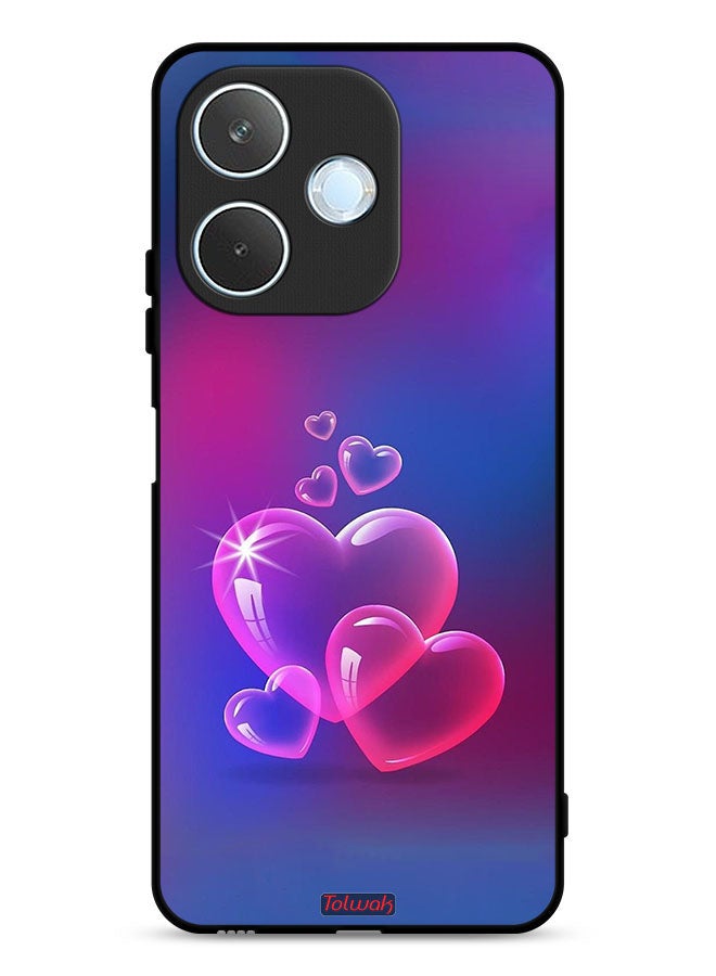 Tolwak Oppo A5 Pro Protective Case Cover Water Hearts - Image 1