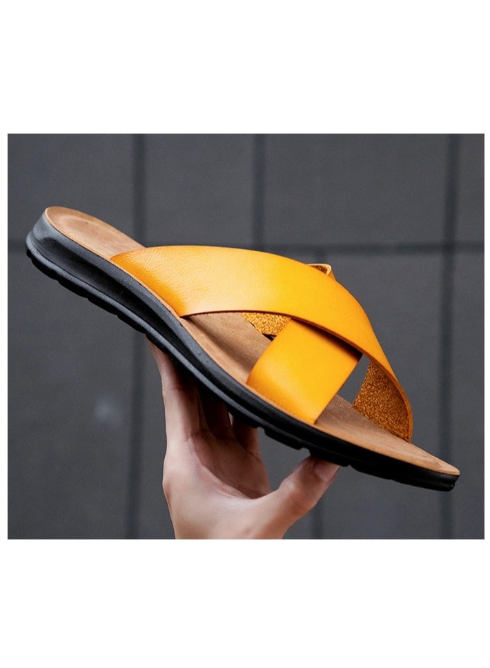 NIBEMINENT Men's Casual Fashionable Beach Shoes Large Size Outdoor Slippers Trendy Leisure Sandals  - Image 4