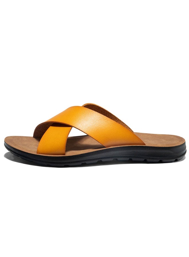 NIBEMINENT Men's Casual Fashionable Beach Shoes Large Size Outdoor Slippers Trendy Leisure Sandals  - Image 1
