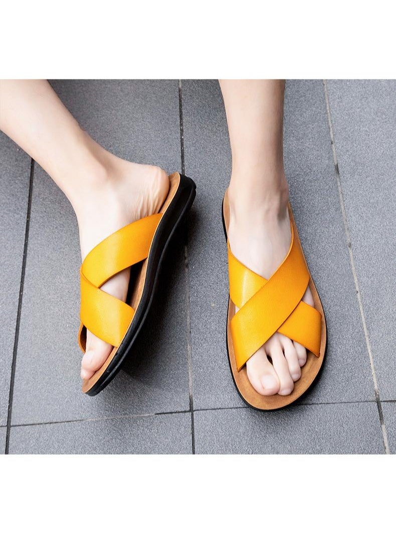 NIBEMINENT Men's Casual Fashionable Beach Shoes Large Size Outdoor Slippers Trendy Leisure Sandals  - Image 3