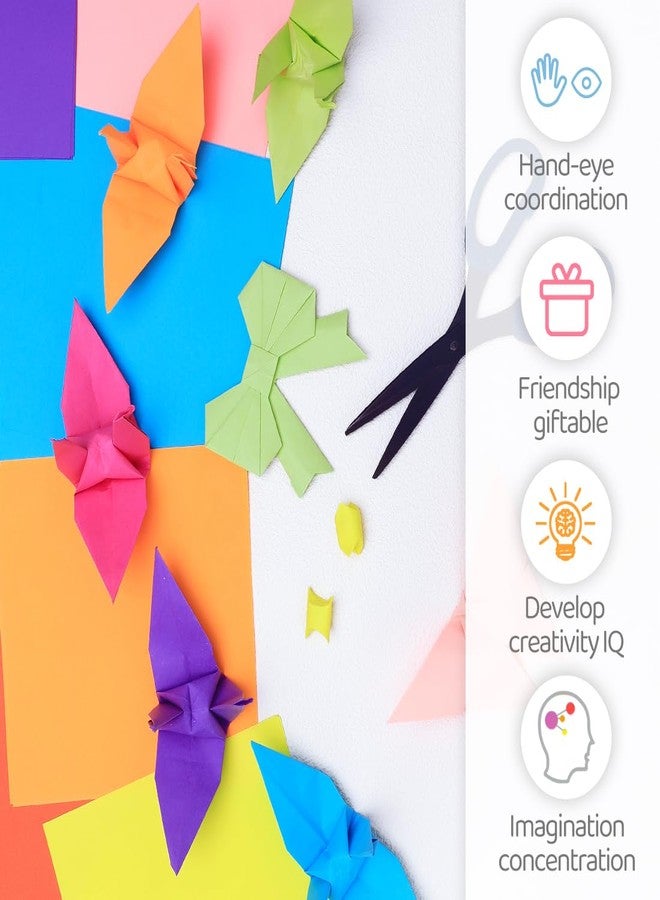 IOOLEEM White Origami Paper, 1000 Sheets, 6 Inch Square, Double Sided Colored Paper for DIY Crafts - Image 3