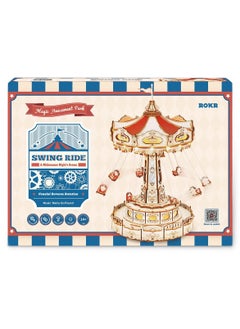 ROKR 3D Wooden Puzzle Swing Ride DIY Music Box  - Image 5