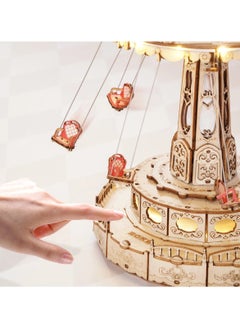 ROKR 3D Wooden Puzzle Swing Ride DIY Music Box  - Image 2
