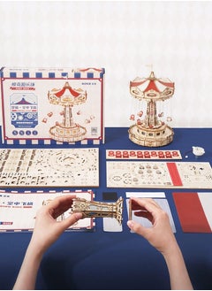 ROKR 3D Wooden Puzzle Swing Ride DIY Music Box  - Image 4