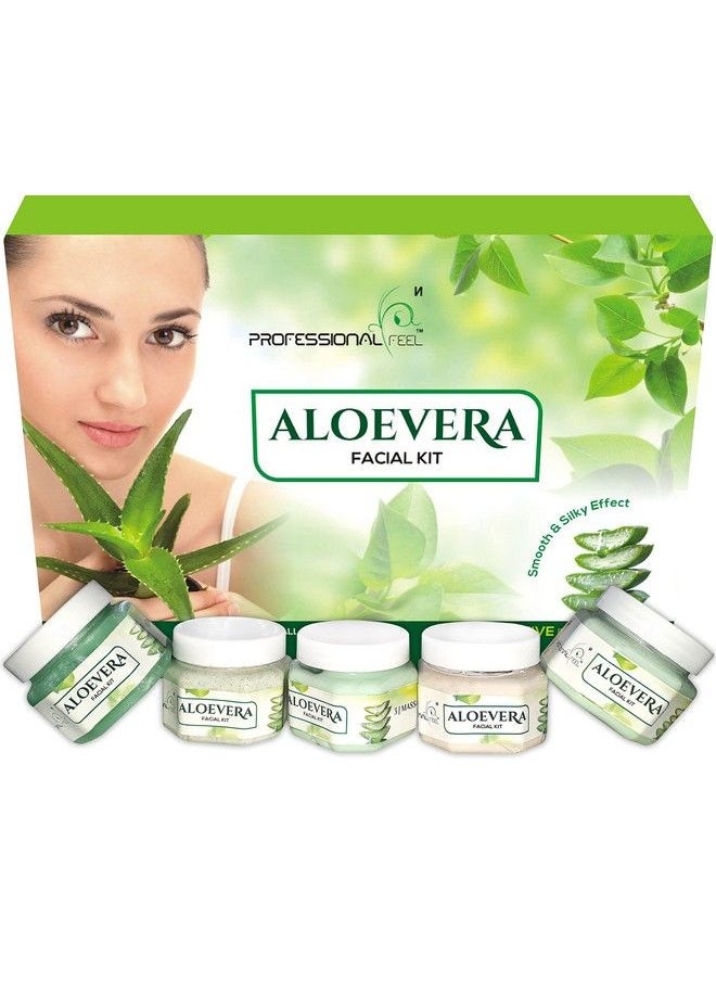 professional feel - Diamond Aloevera Facial Kit For Men & Women 500 Gm (Set Of 5) - Image 1