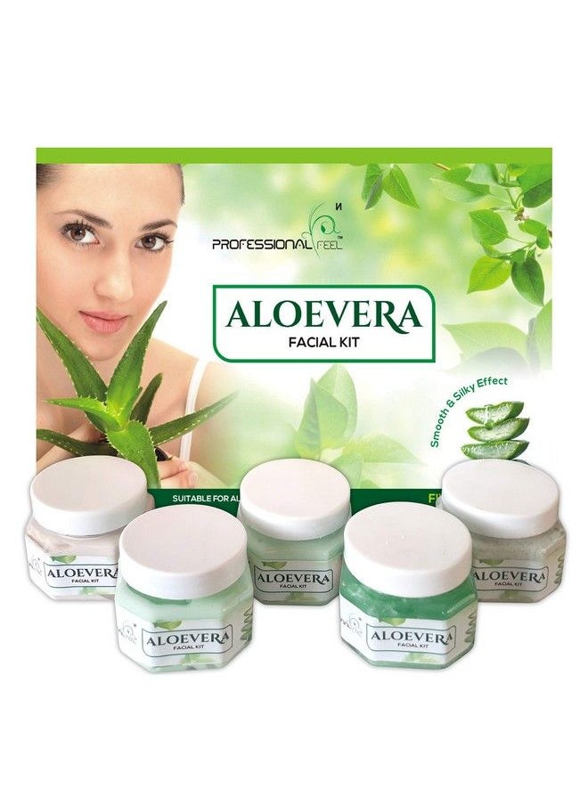 professional feel - Diamond Aloevera Facial Kit For Men & Women 500 Gm (Set Of 5) - Image 1