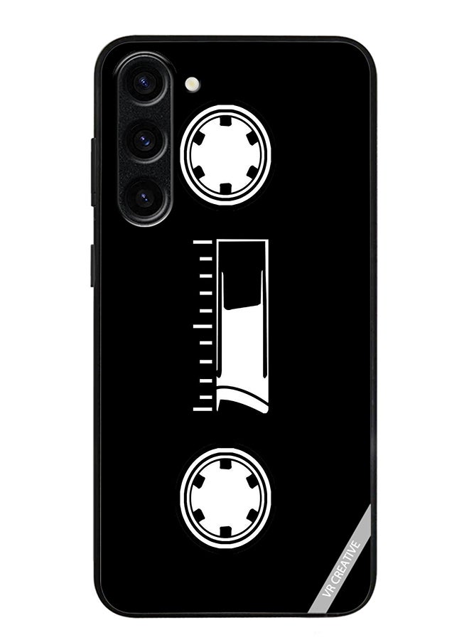 VR CREATIVE Protective Case Cover For Samsung Galaxy S24 Plus Cassette Tape Design Multicolour - Image 1