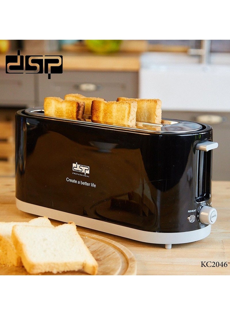 Large 4 Slice Toaster/7 Temperature Option/1400 Watts(KC2046)