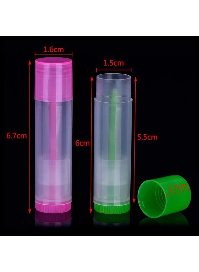 ONWON 24 PCS Lip Balm Empty Bottles Lip Balm Container Clear Tubes with Twist Bottom and Top Cap, 3/ 16Oz (5.5ml) - Image 4