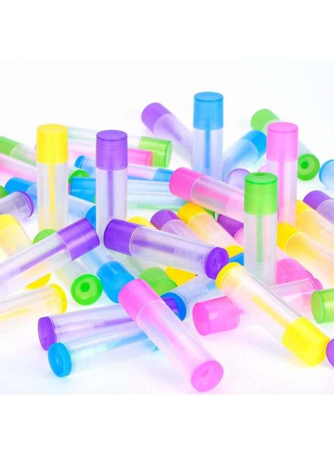 ONWON 24 PCS Lip Balm Empty Bottles Lip Balm Container Clear Tubes with Twist Bottom and Top Cap, 3/ 16Oz (5.5ml) - Image 1