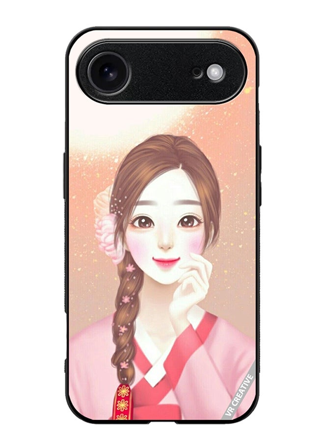 Protective Case Cover For Apple iPhone 17 Air Chinese Traditional Girl Design Multicolour