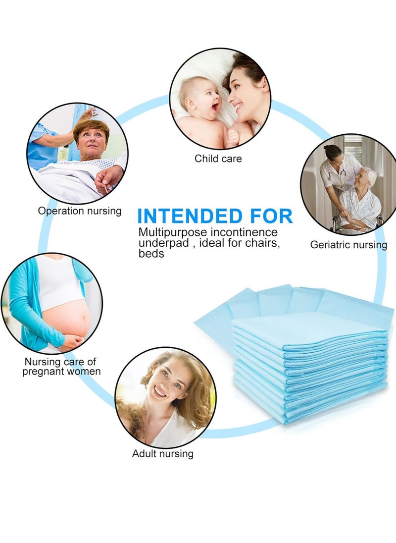 iMissiu Baby Changing Mats, 100 Pack Disposable Bed Pads,Waterproof Diaper Changing Pad,Leak-Proof Underpads  - Image 5