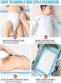 Baby Changing Mats, 100 Pack Disposable Bed Pads,Waterproof Diaper Changing Pad,Leak-Proof Underpads - pzsku/Z33769ABD286986446321Z/45/_/1712221713/e30e15e9-fcf9-46f5-bf8e-0fcdbe8cfaf2