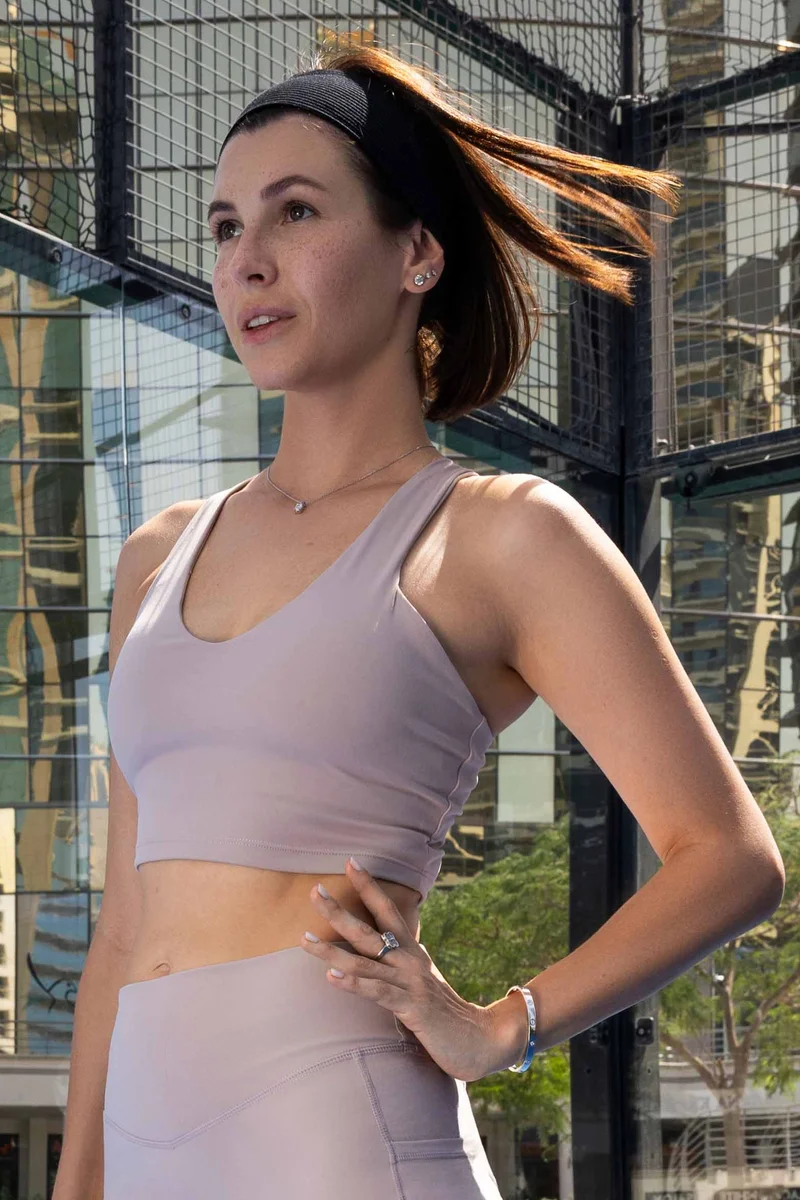SVL SVL Active Aura Bra with Removable Pads Almond
