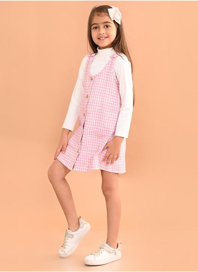 Plain Top & Gingham Check Dungaree Set - pzsku/Z3376A1ABCF87BE5FBF57Z/45/_/1733835539/19d0ae20-83c9-4033-8a56-e9459e18a7c3