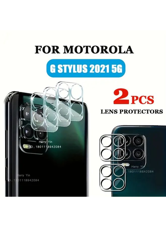 2pcs Tempered Glass Camera Lens Protector for Moto G Play 2021 HD Clear Anti Scratch - Image 5