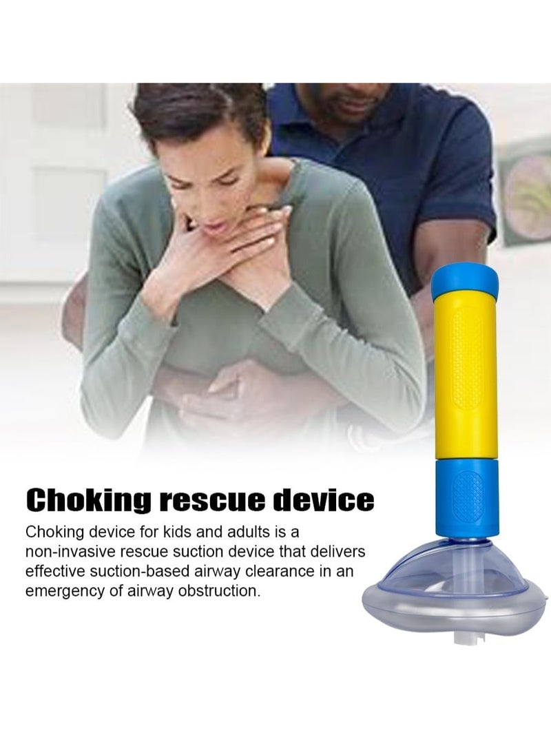 General Respiratory trainer, suffocation emergency rescue mask, artificial cardiopulmonary device, rescue device with 2 masks, anti-suffocation device, portable emergency suffocation device, household kit, first aid device  - Image 2