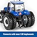 ERTL 132 New Holland T8380 MFWD with Row Crop Dual Rear Tires - Image 4