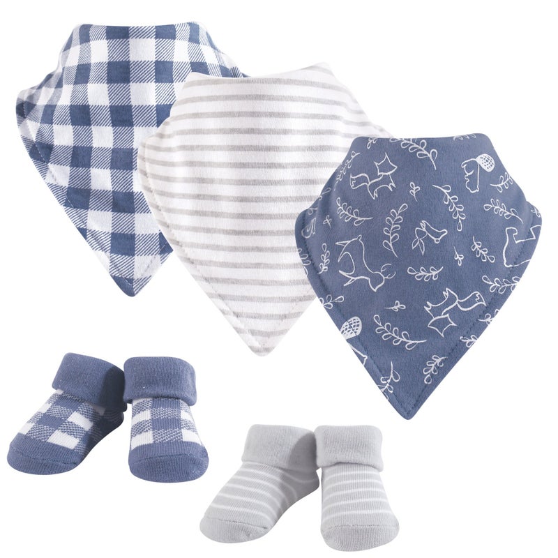 Yoga Sprout Yoga Sprout Bandana Bib Accessory Set 5 Piece Forest 