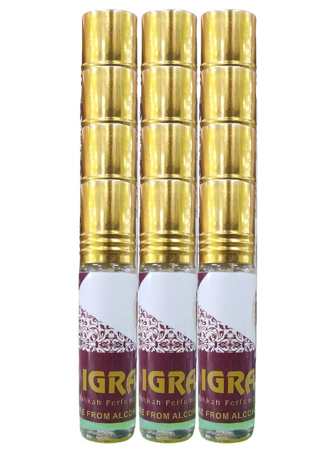بيرفيومز 12 قطع زيت عطري اغرا مكة 12 مل - Image 1
