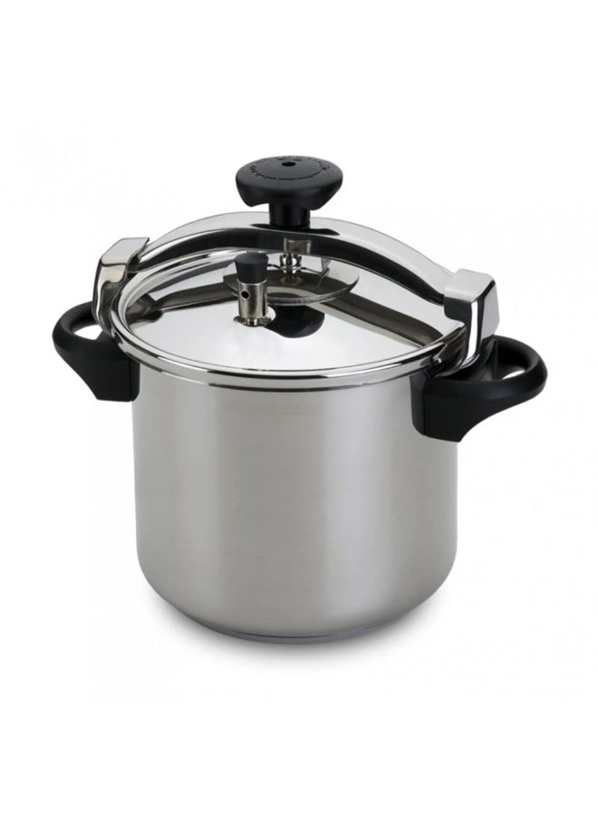Silampos 12Liters Stainless Steel Pressure Cooker with Basket Silver 12 L 643122018612B100 silver - Image 1