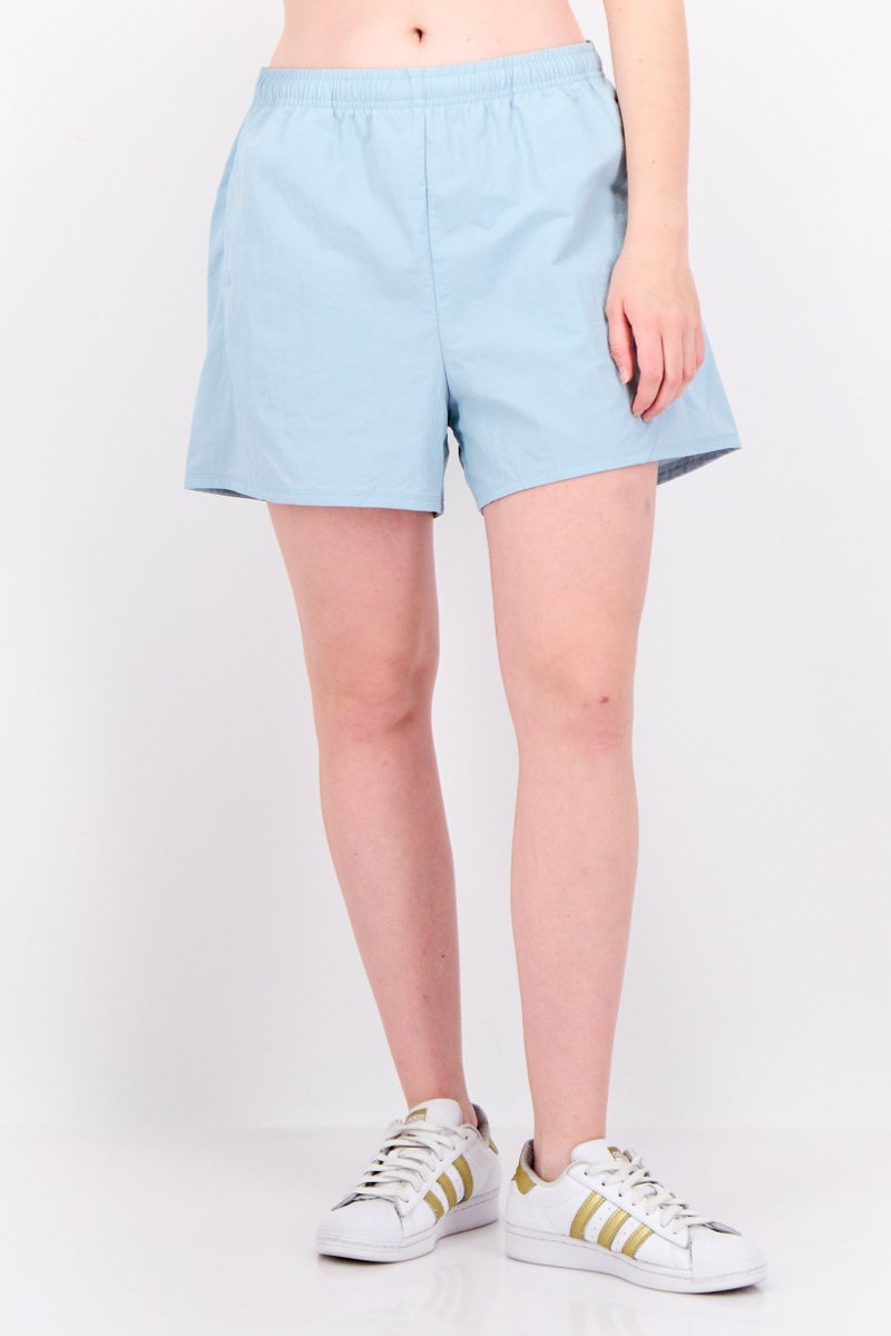 Puma x Select Women Sportswear Fit Embroidered Logo Outdoor Shorts, Turquoise - Image 1