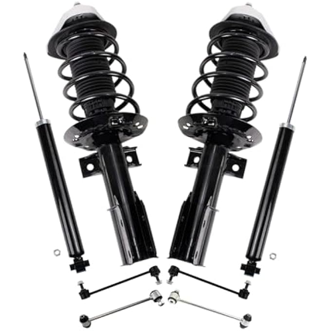 TRQ Front  Rear Suspension Kit Compatible With 20142016 MercedesBenz E250 20102016 E350 2015 E400 20132014 E550 - Image 2