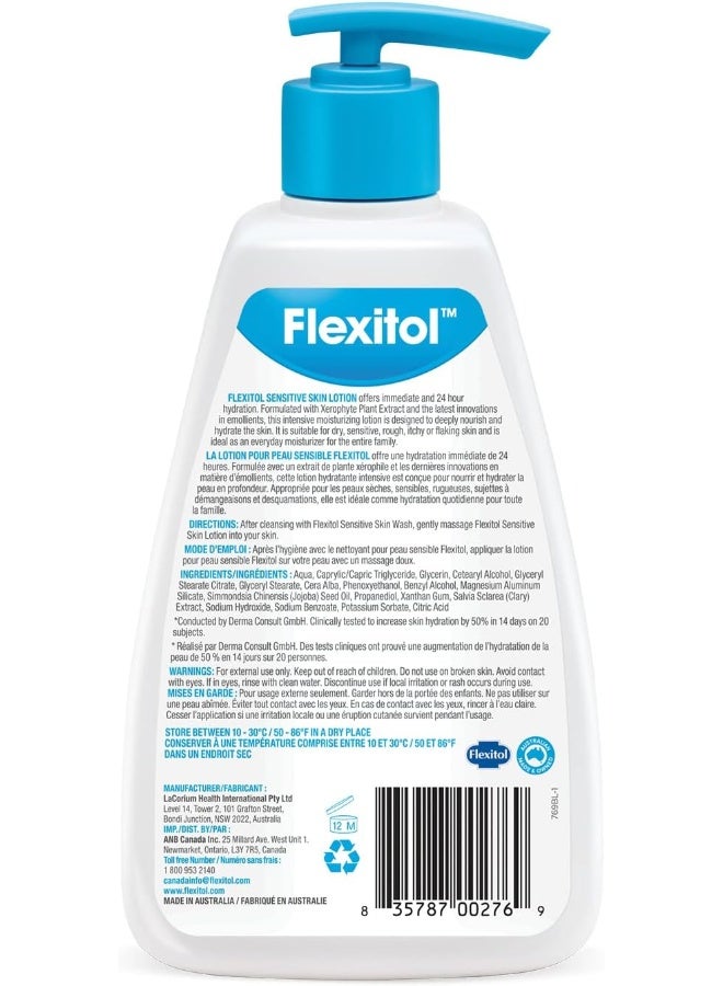 Flexitol Sensitive Skin Lotion, 250 ml, 8.45 Oz - Image 2