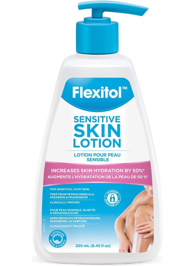 Flexitol Sensitive Skin Lotion, 250 ml, 8.45 Oz - Image 1