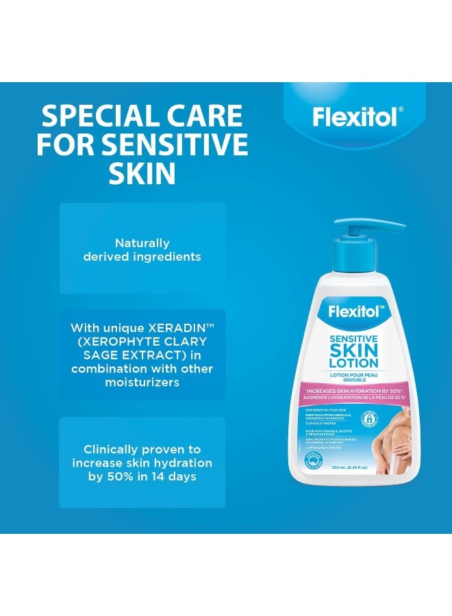 Flexitol Sensitive Skin Lotion, 250 ml, 8.45 Oz - Image 3