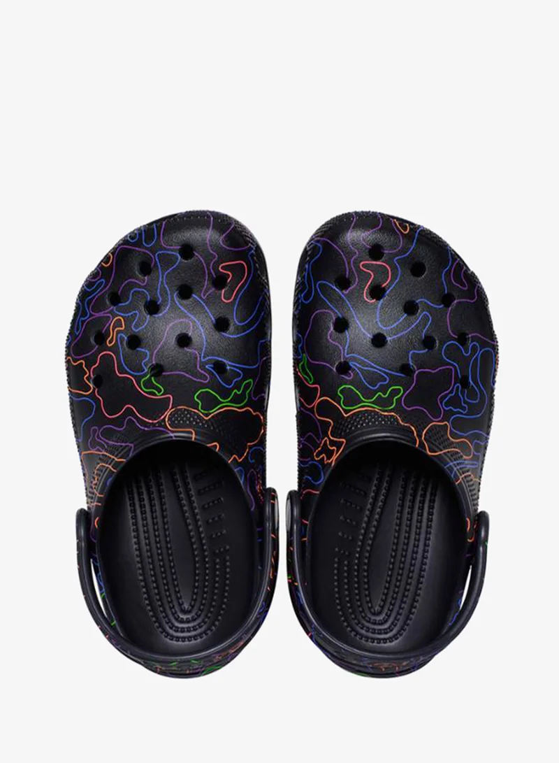 crocs Kids Clsc Hi Vis Camo Clog